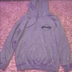 Grey Boarders Hoodie